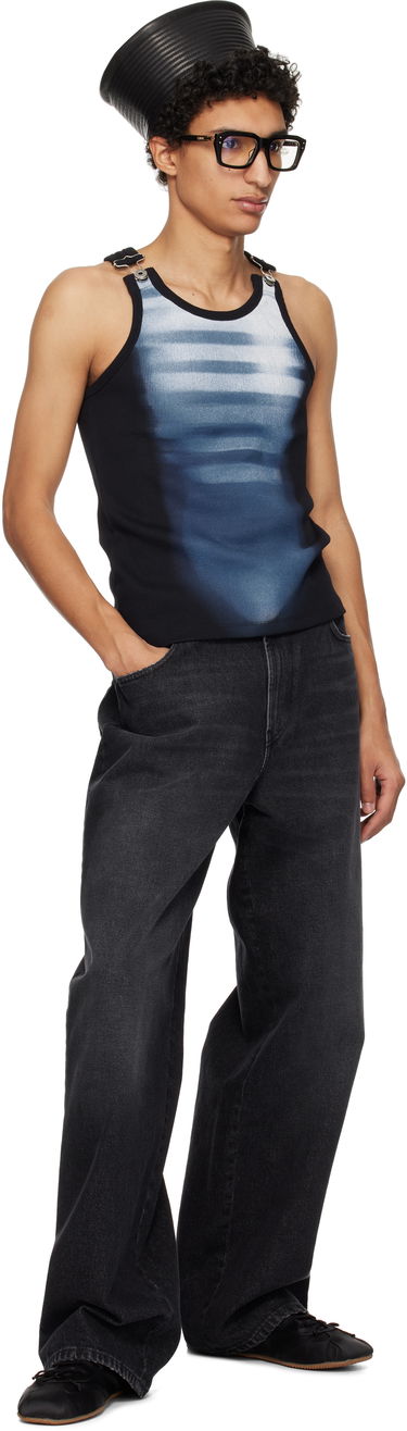 Linne Jean Paul Gaultier Jean Paul Gaultier 'Le Mâle' Gradient Tank Top Svart | 25/33-F-DB051I-J581-0050, 3