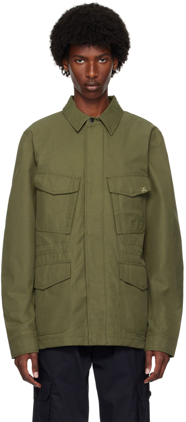 Parkas Paul Smith PS Paul Smith Four-Pocket Jacket Grön | M2R-017Z-N22090-36