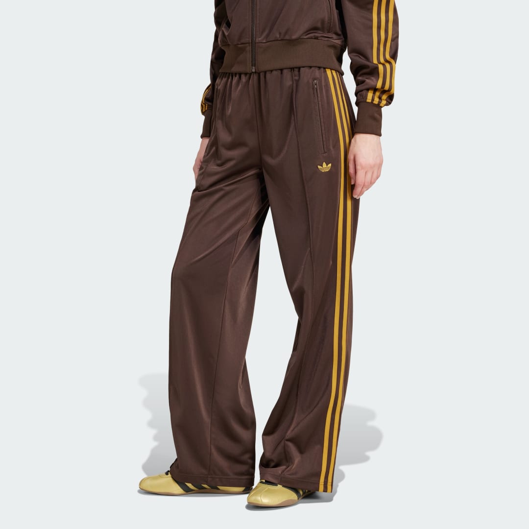 Träningsbyxor adidas Performance Adicolor Classic Firebird Loose Track Pants Brun | JP2311, 0