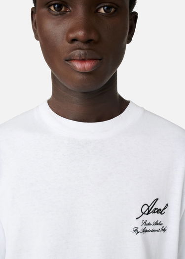 T-shirt AXEL ARIGATO Atelier Graphic Print T-Shirt Vit | A3008001, 6