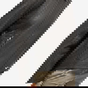 Jacka Samsoe Samsoe Samsøe Samsøe Sanok Leather Jacket Svart | F24400104, 5