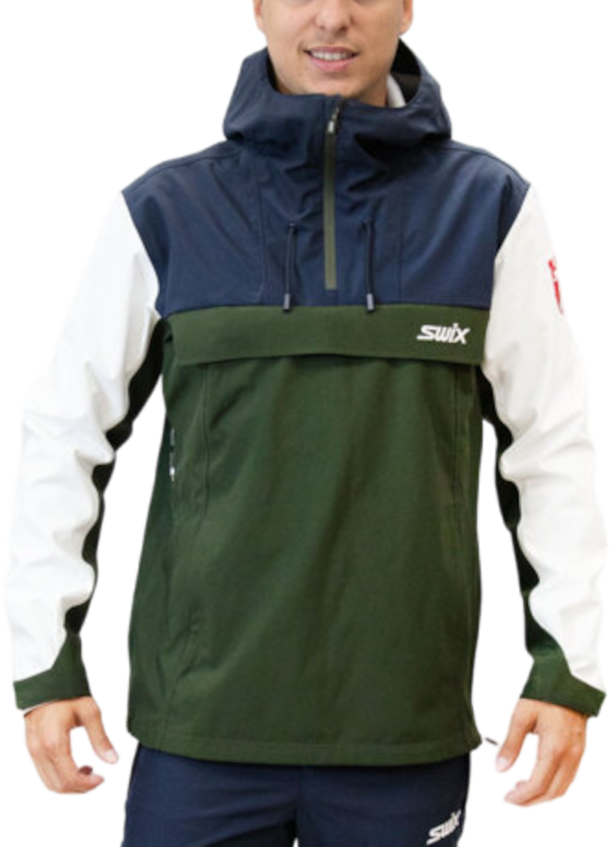 Vindjacka SWIX Swix Blizzard Anorak Hoodie Flerfärgad | 12471-48000, 0