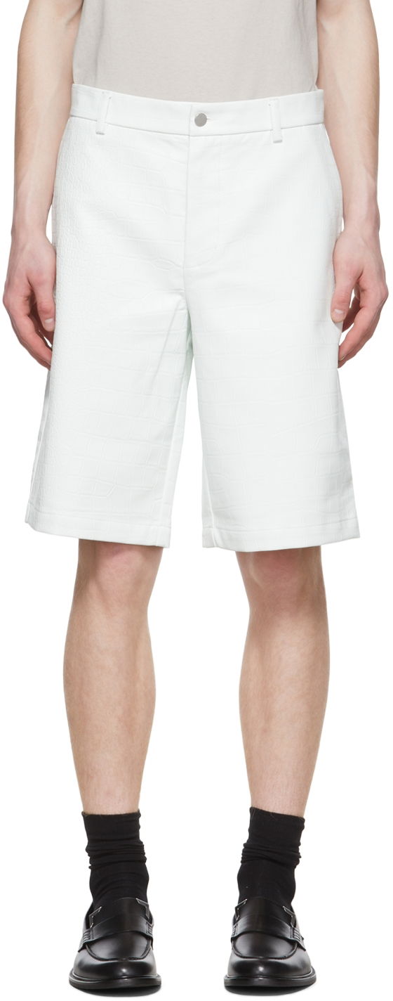 Shorts Han Kjøbenhavn Kjobenhavn Faux-Leather Shorts Vit | M-131180