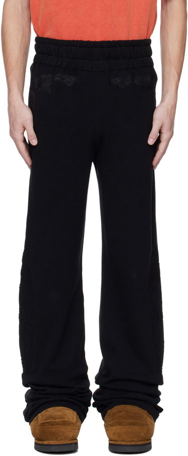 Träningsbyxor Who Decides War Who Decides War Low Stained Glass Sweatpants Svart | 1120810002SS25, 0