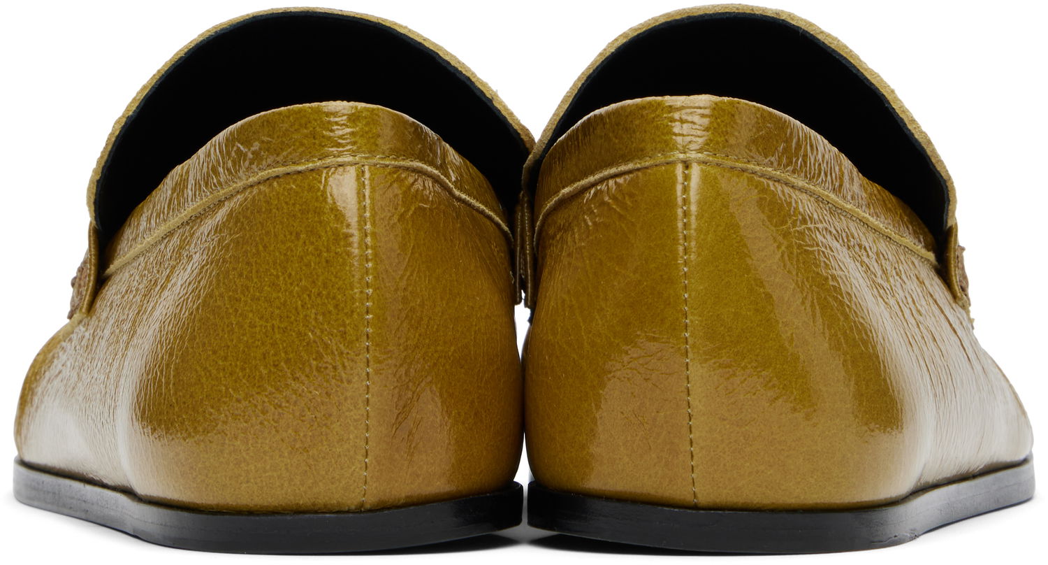 Sneakers och skor Jil Sander Jil Sander Patent Leather Loafers Gul | J16WR0022_P8297, 1