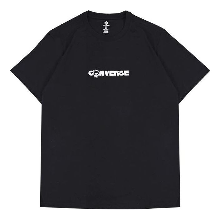 T-shirt Converse Earth Moon Sun Graphic Tee Svart | 10025277-A01, 0