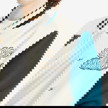 Bomberjacka Off-White Cash Wool Varsity Jacket, Size Small Vit | OMEH053S25FAB0020B84, 5