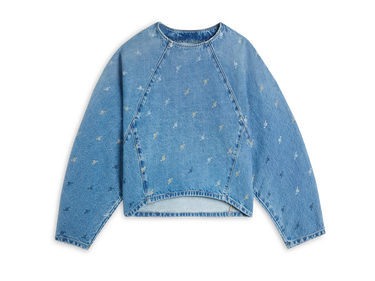 Sweatshirt AXEL ARIGATO Daisy Script A Sweatshirt Blå | A2162001, 0