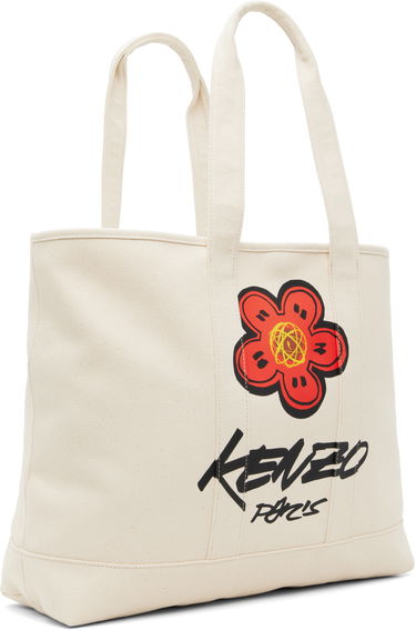 Tygpåse KENZO Kenzo Paris Futura 2000 Edition Large Utility Tote Brun | FF68SA911F36, 3