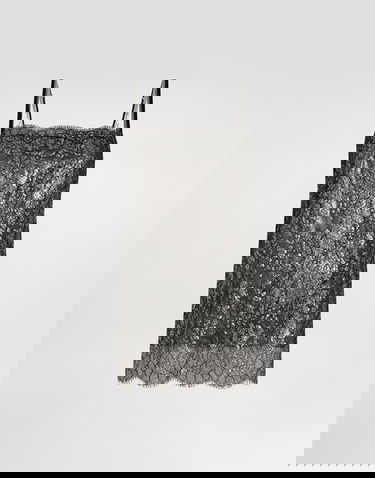 Linne Dolce & Gabbana Lamé Lace Top Metallisk | F7BJ1TILMCFS0998, 0