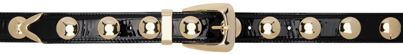 Bälten Khaite Benny' Studded Patent Leather Belt Svart | 10015-764