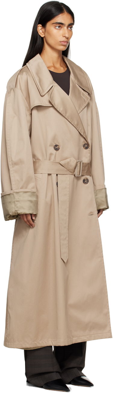 Trenchcoat Maison Margiela MM6 Maison Margiela Cotton Trench Coat Beige | S52AH0081 M35368, 1