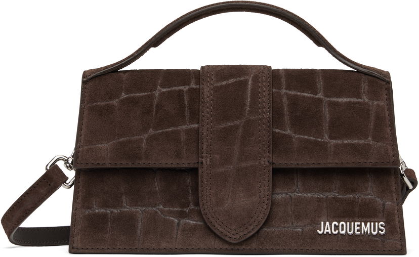 Handväska Jacquemus Jacquemus 'The Large Bambino' Suede Shoulder Bag Brun | 25E213BA007-3243