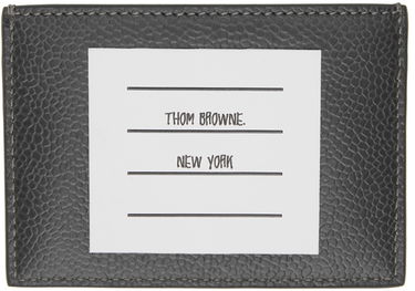 Plånbok Thom Browne Thom Browne Monogram Card Holder Grå | MAW253A-07557, 1