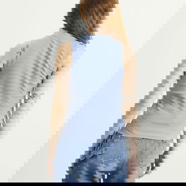 Linne JW Anderson JW Anderson Anchor Embroidery Vest, Size Large Blå | JO0248-PG1717-768, 4