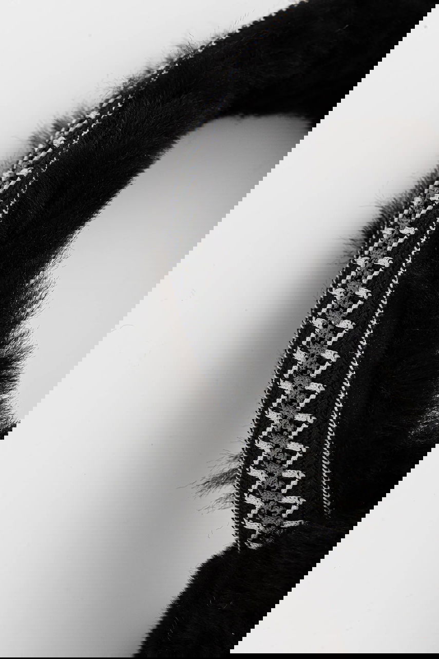 Tillbehör UGG Furry Earmuffs with Decorative Headband Svart | 20496., 1