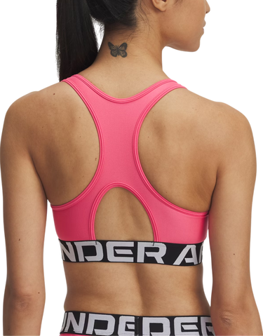 Behå Under Armour Under Armour HG Mid Branded Sports Bra Rosa | 1383544-672, 1