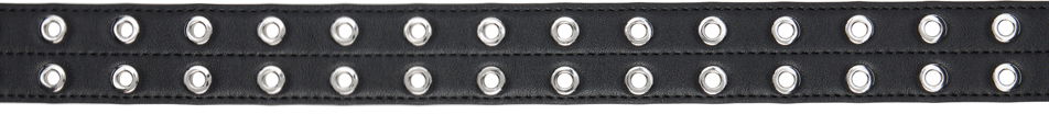 Bälten GANNI GANNI Eyelet Belt Svart | A6586, 1