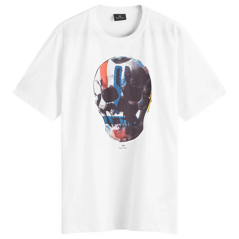 T-shirt Paul Smith Paul Smith Skull Print T-Shirt, Size Small Vit | M2R-011R-NP4685-01