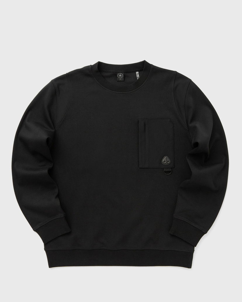 Sweatshirt Moose Knuckles DALON Crew Neck Sweatshirt Svart | M35MS618-292