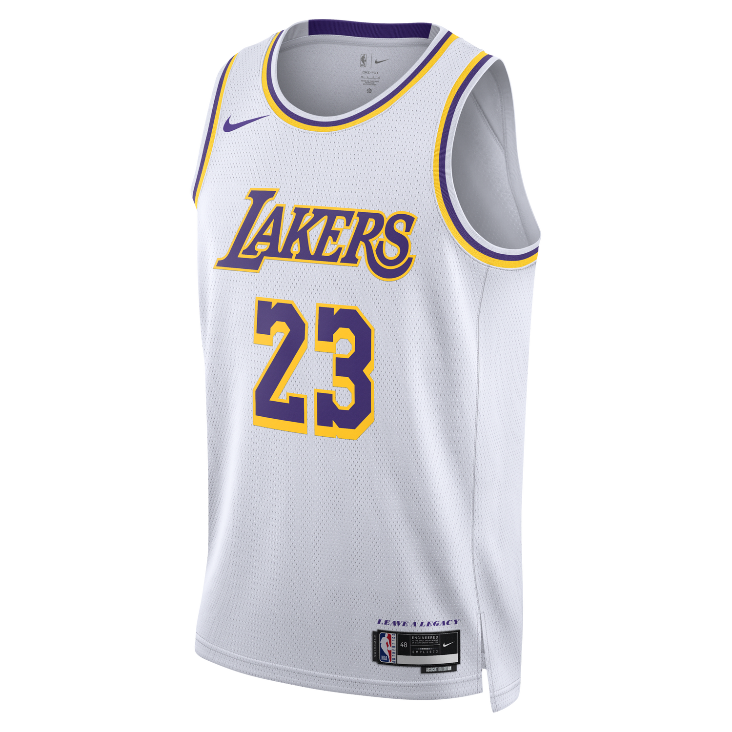 Linne Nike Dri-FIT NBA Swingman Los Angeles Lakers Association Edition 2022/2023 Vit | DN2081-103, 0