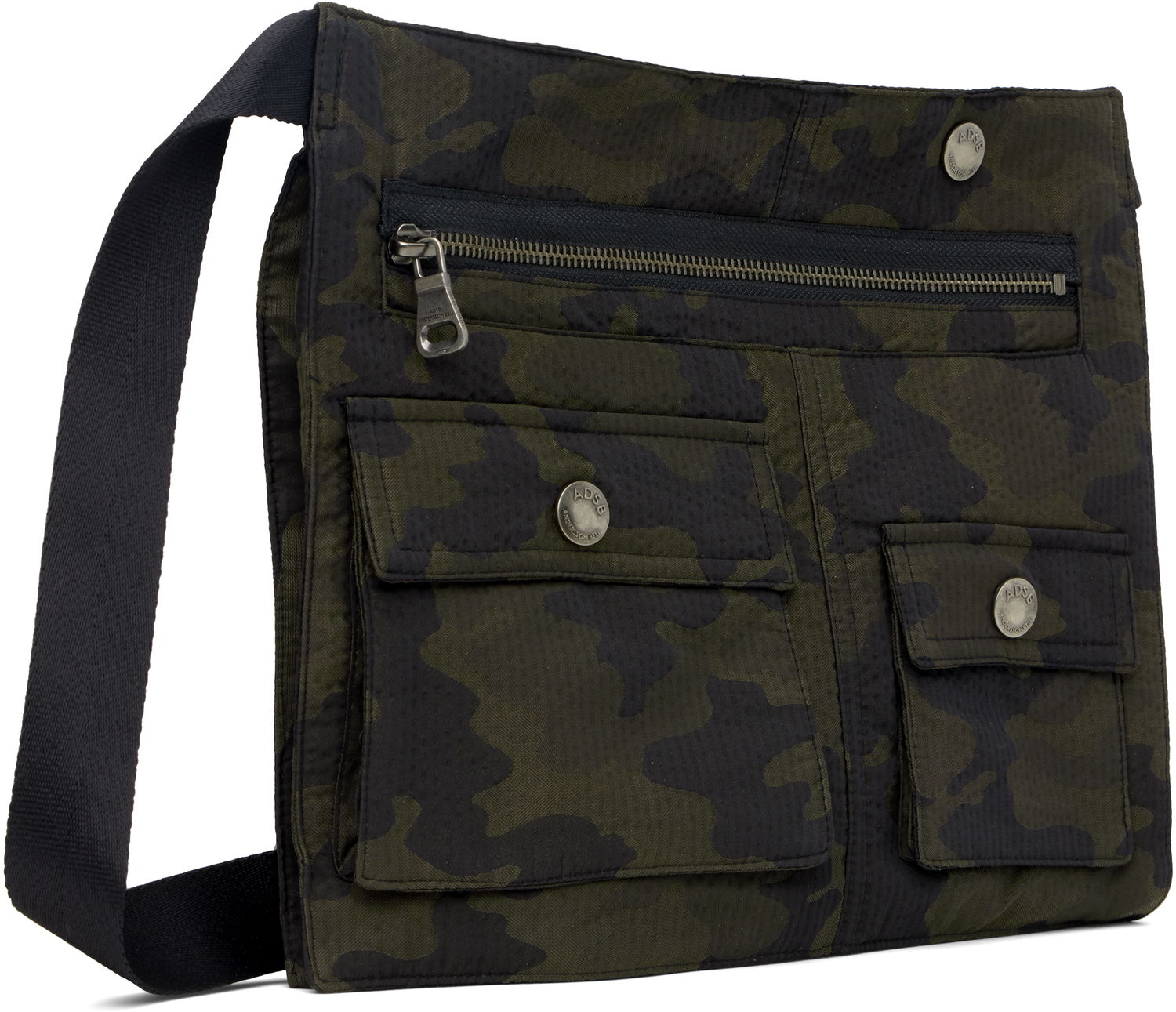 Axelväska Andersson Bell Andersson Bell 3Way Camouflage Pocket Messenger Bag Grön | aaa415m, 1