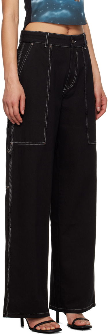 Cargo byxor Stella McCartney Workwear Jeans Svart | 6D01503SPH21, 1