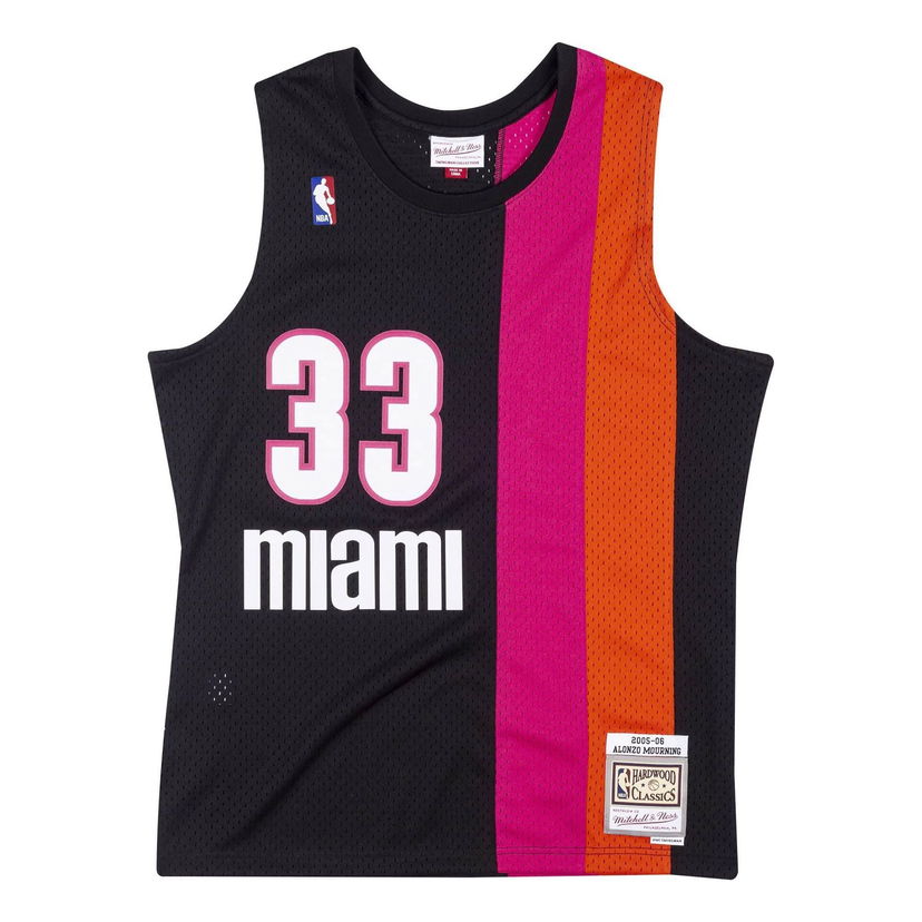 Jersey Mitchell & Ness NBA Miami Heat Alonzo Mourning Swingman Jersey Svart | SMJYCP19242-MHEBLCK05AMO