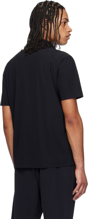 Polotröja Moncler Moncler Black Logo Patch Polo Svart | K10918A00010829JP, 2