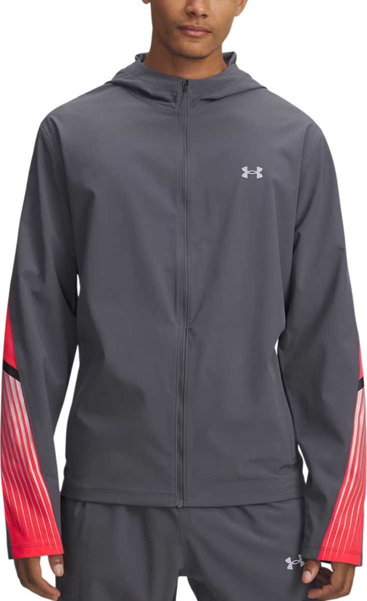 Jacka Under Armour UA Velociti Storm Hooded Jacket Grå | 6005900-025
