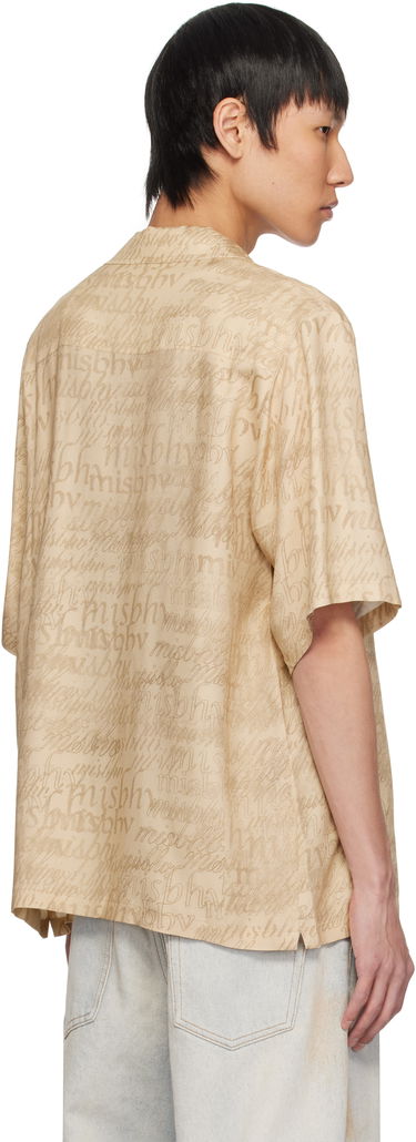 Skjorta MISBHV MISBHV All Over Print Viscose Shirt Beige | 250M132, 2