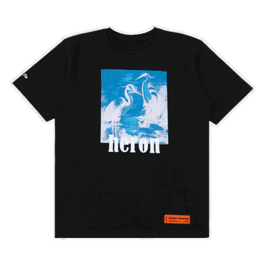 T-shirt HERON PRESTON Heron Preston Herons Graphic Print T-Shirt Svart | HMAA020R21JER0041049, 0