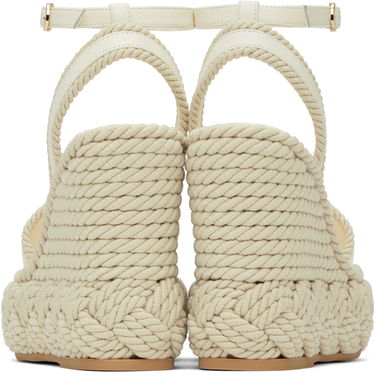 Skovård Valentino Valentino Garavani VLogo Torchon Wedge Sandals Vit | 6W2S0JS0YWI, 1