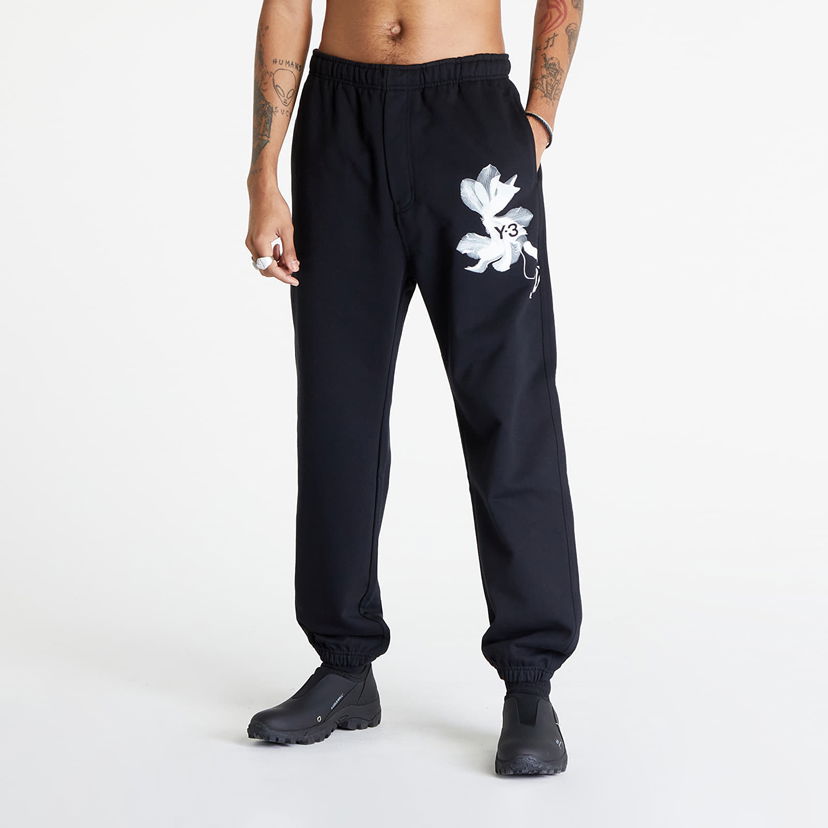 Träningsbyxor Y-3 Graphic French Terry Pants UNISEX Svart | IN4339