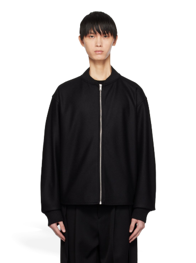Jacka Jil Sander Zip Jacket Svart | J22HG0102_J40045