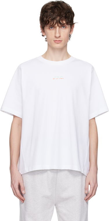 T-shirt A.P.C. A.P.C. ASICS Edition Wind T-Shirt Vit | COEAV-H26453, 0