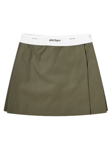 Kjol Palm Angels Reversed Waistband Skirt Grön | PWCU001S23FAB0015601