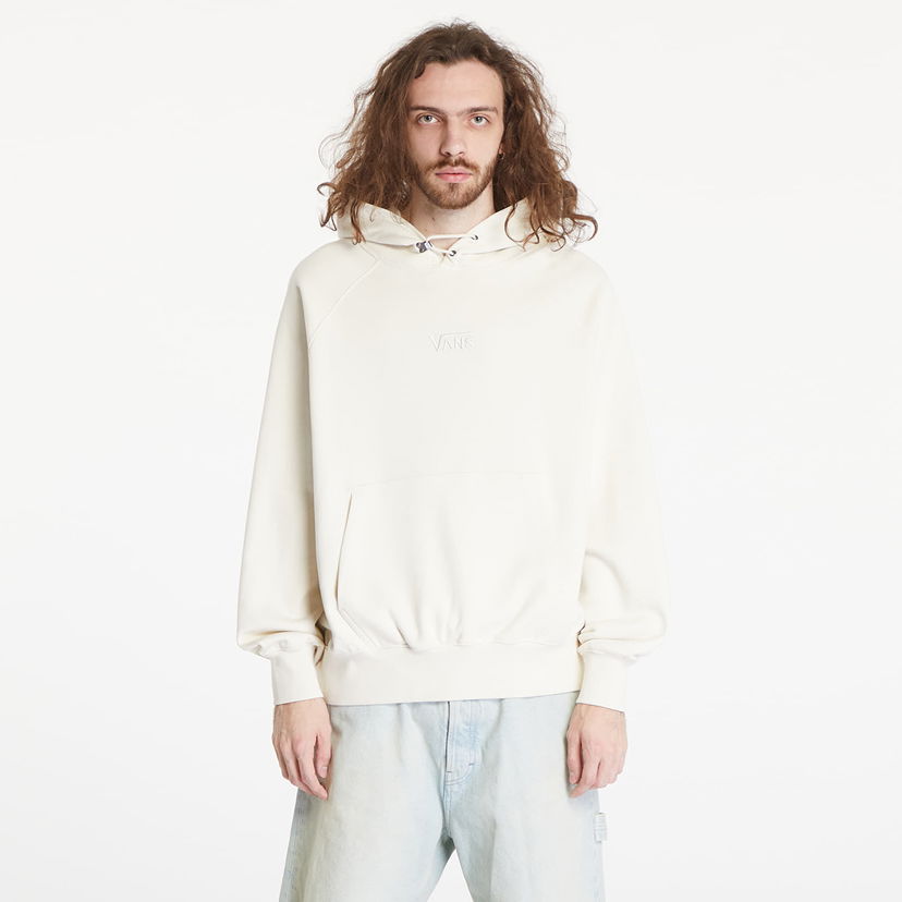 Sweatshirt Vans LX Premium Fleece Hoodie Turtle Dove Vit | VN000GZ189F1