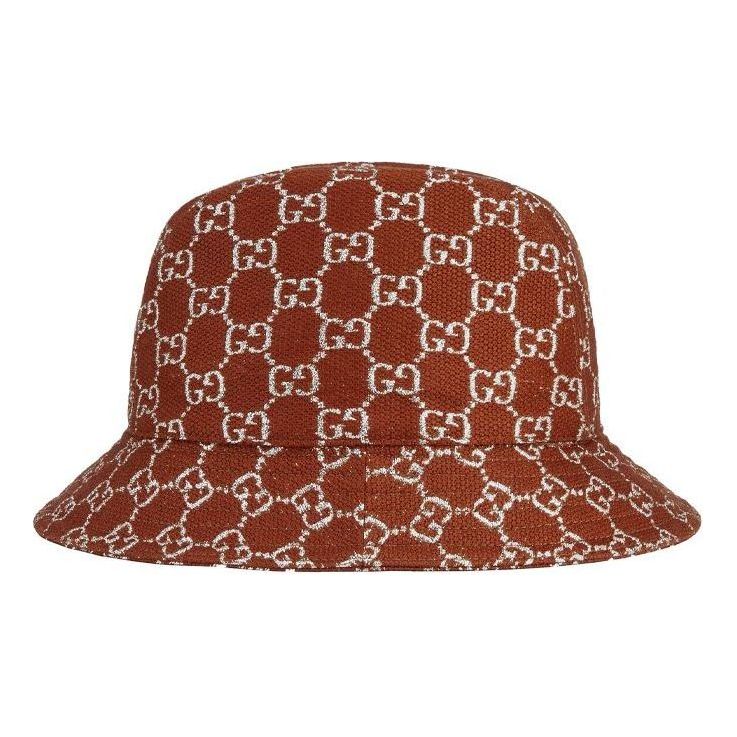 Hatt Gucci GG Lam Bucket Hat Brun | 631951-3HK74-2500, 0