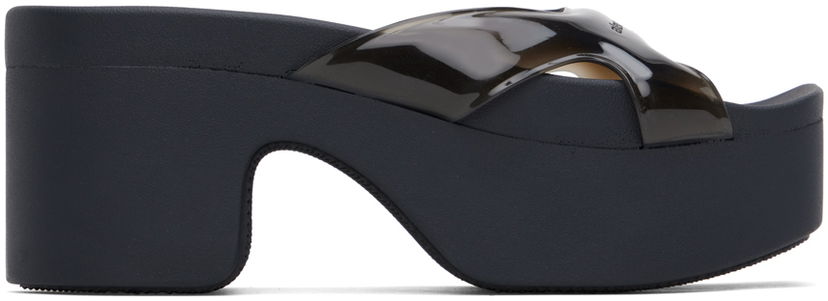 Sneakers och skor Alexander Wang Alexander Wang Sport Platform Sandals Mörkblå | 30223F033