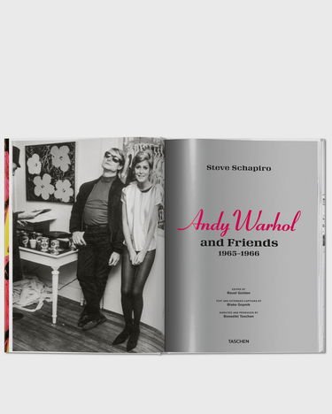 Bok och tidning TASCHEN Steve Schapiro. Andy Warhol and Friends Book Gul | 978-3-8365-9917-7, 2