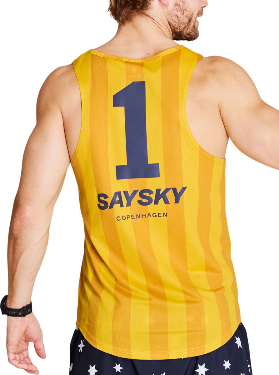 Linne Saysky Saysky Stripe Combat Singlet Gul | nmrsi31c-008, 1