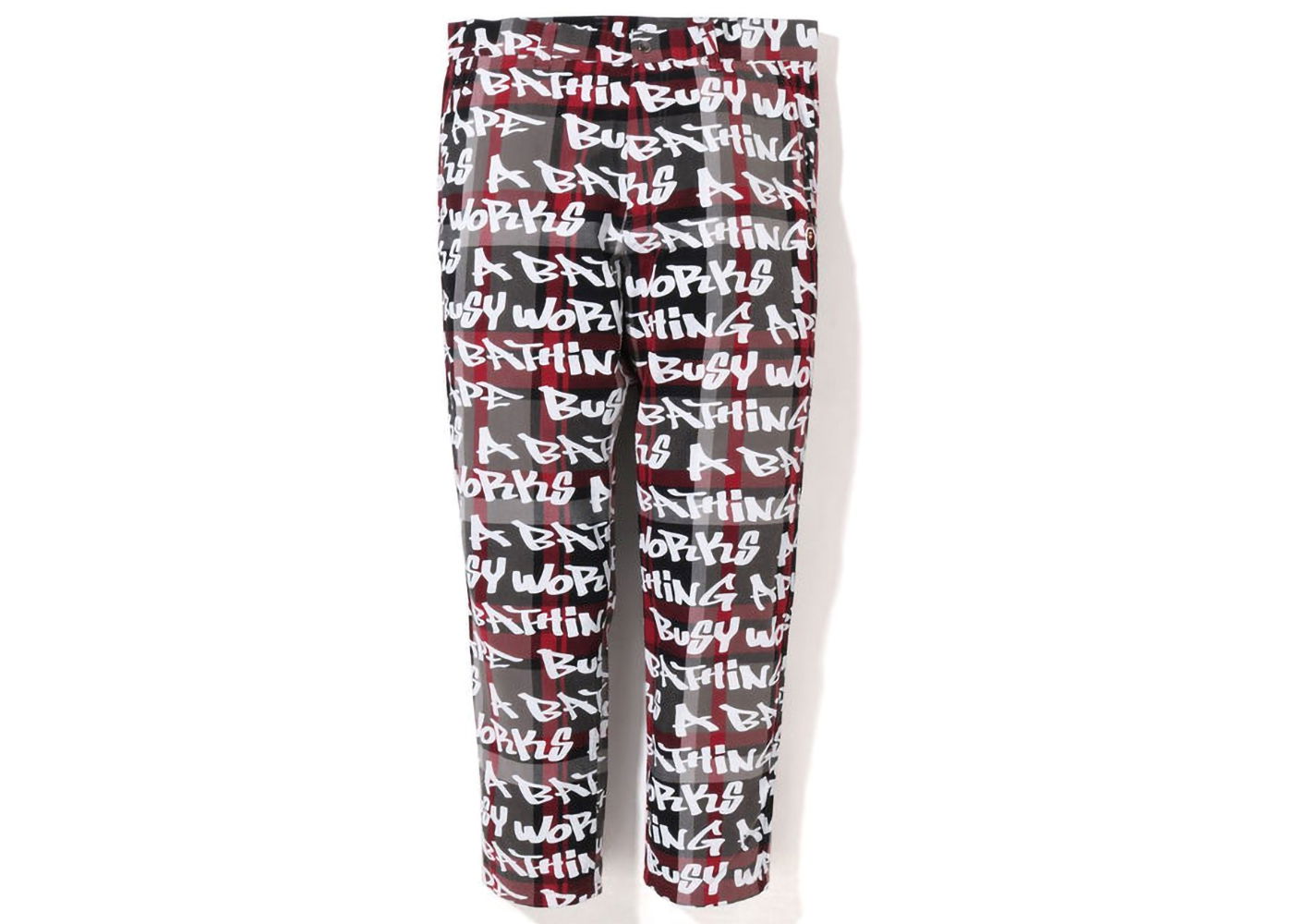 Träningsbyxor BAPE Graffiti Check One Point Relaxed Fit Pants Flerfärgad | 1I80-152-015, 0