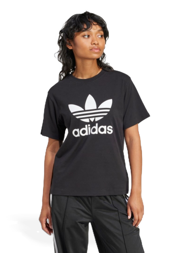 T-shirt adidas Originals Trefoil Regular T-Shirt Svart | IR9533