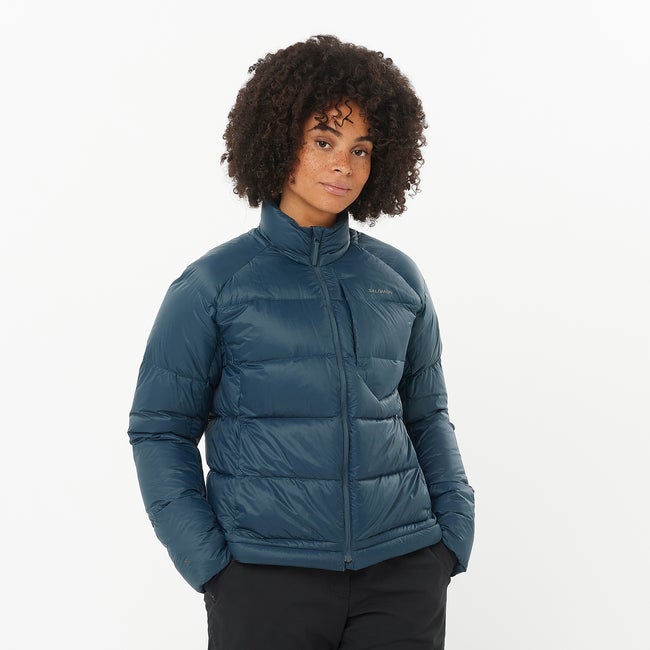 Pufferjacka Salomon Outline Down Jacket Blå | LC2338200, 0