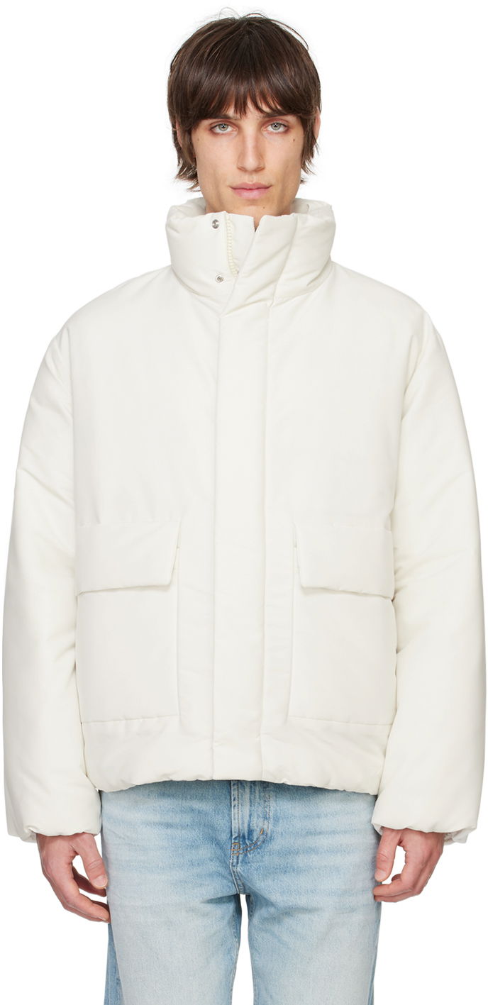 Pufferjacka BOSS Taffeta Down Jacket Vit | 50521454