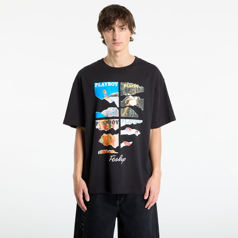 T-shirt Footshop Playboy x FTSHP Covers Tee UNISEX Black Svart | FTSHP_526