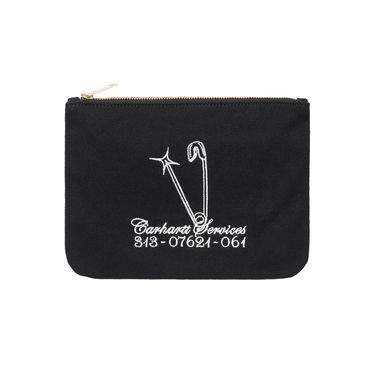 Plånbok Carhartt WIP Canvas Graphic Zip Wallet Svart | I033096_25V_XX, 0