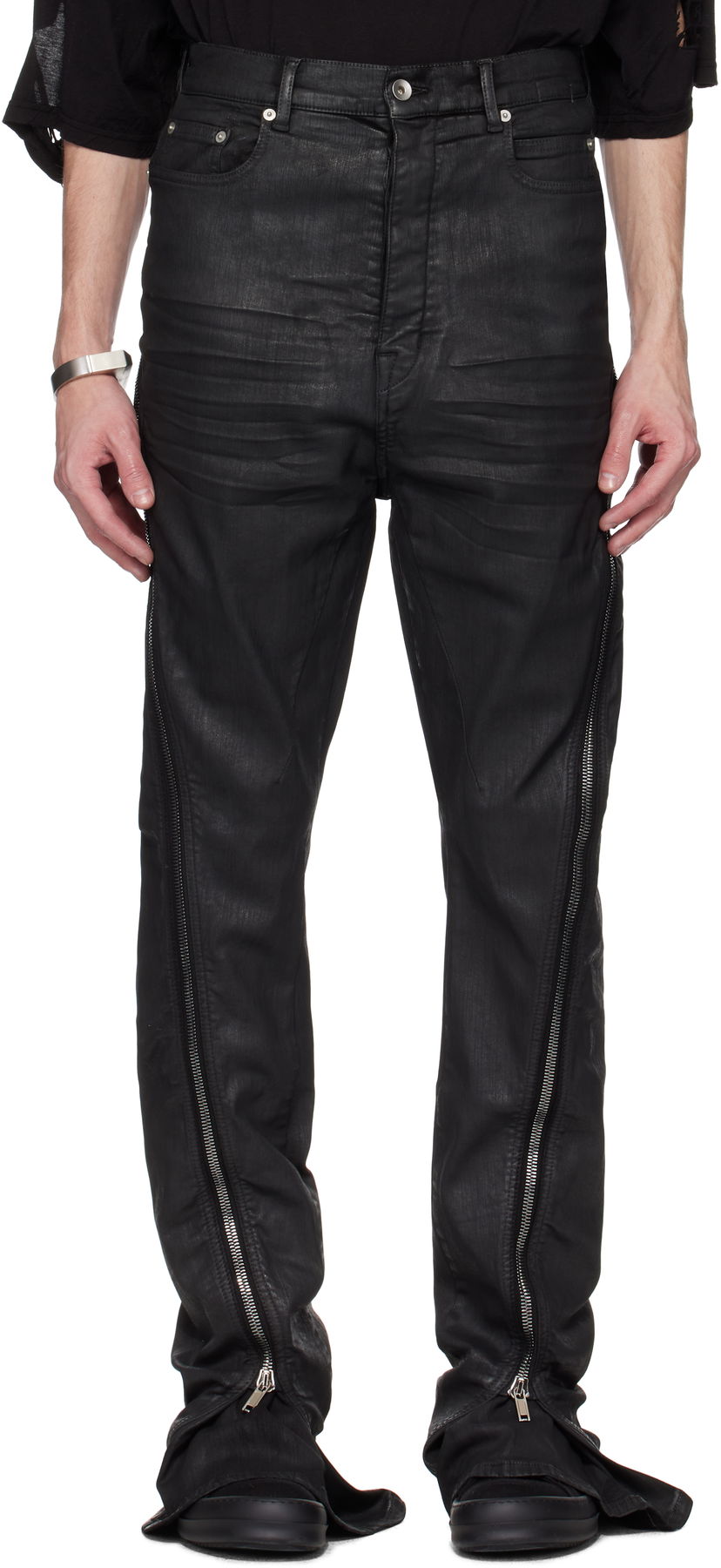 Jeans Rick Owens Rick Owens DRKSHDW Hollywood Bolan Banana Jeans Svart | DU01E3363 SBW