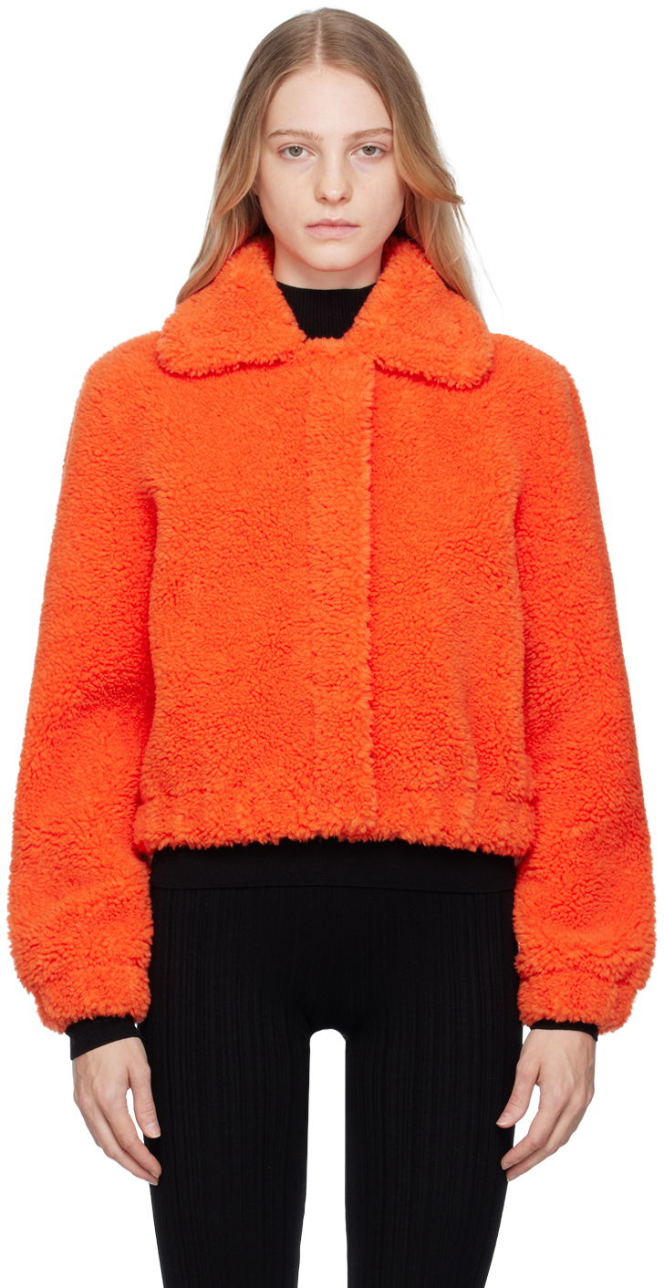 Jacka Moschino Jeans Zip Jacket Orange | 605 8717
